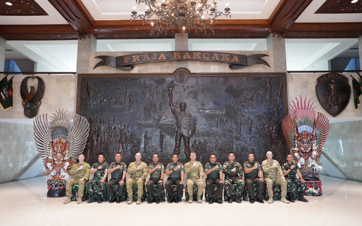 Pangdam IX/Udayana Terima Kunjungan AD Australia