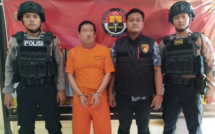 Terduga Pelaku Saat Diamankan 