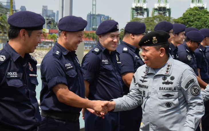 Bakamla RI Pererat Sinergitas dengan Singapore Police Coast Guard