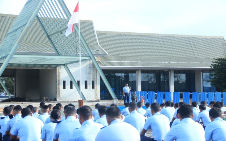 Danlanud Sultan Hasanuddin Pimpin Apel Khusus dan Dihadiri Seluruh Prajurit