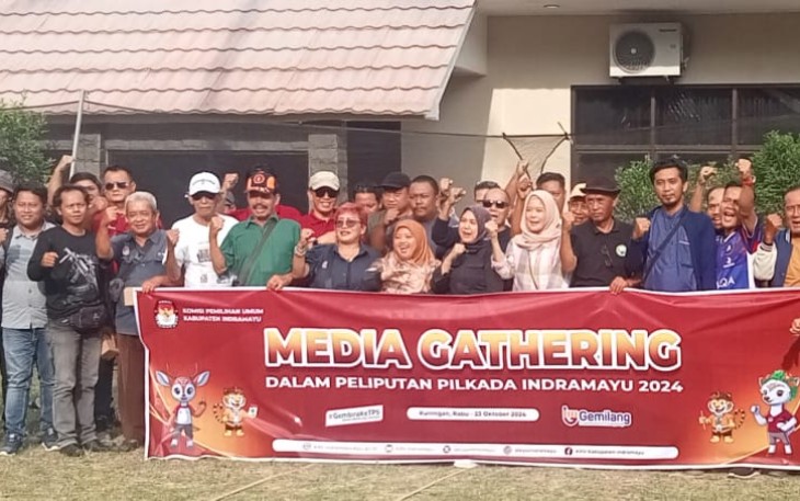 Kolaborasi Jurnalis dan KPUD Indramayu