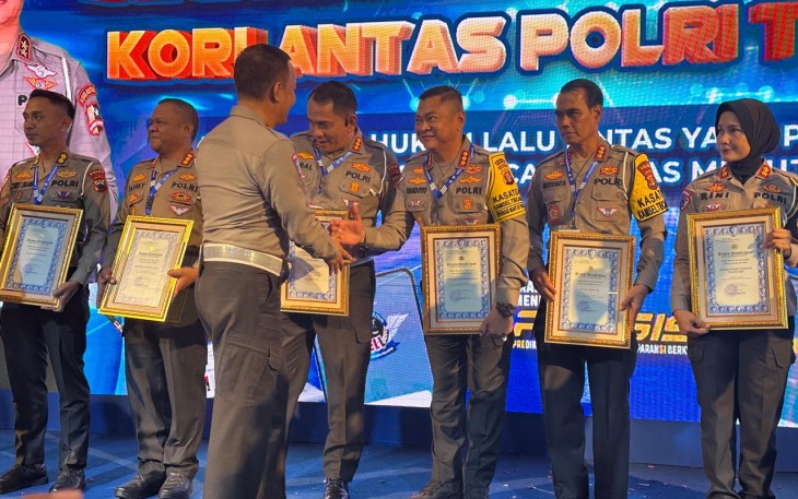 Ditlantas Polda Kalteng Raih Peringkat I Kinerja Terbaik