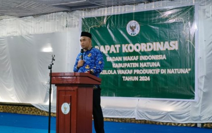 Asisten l Pemkab Natuna Hadiri Rapat Koordinasi Tata Kelola Wakaf Produktif 