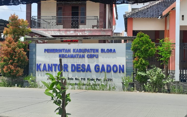Kantor Desa Gadon Kecamatan Cepu Kabupaten Blora