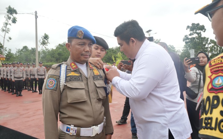  Bupati Bintan Jadi pembina Apel Gelar Pasukan Operasi Lilin Seligi 2024