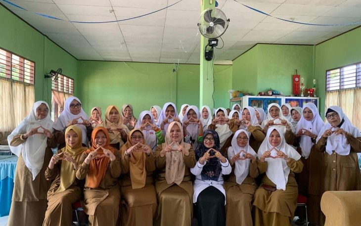 SMPN 1 Pasaman Ikuti Pembinaan Dari DPPKBP3A Dalam Rangka Lomba SSK Tingkat Provinsi
