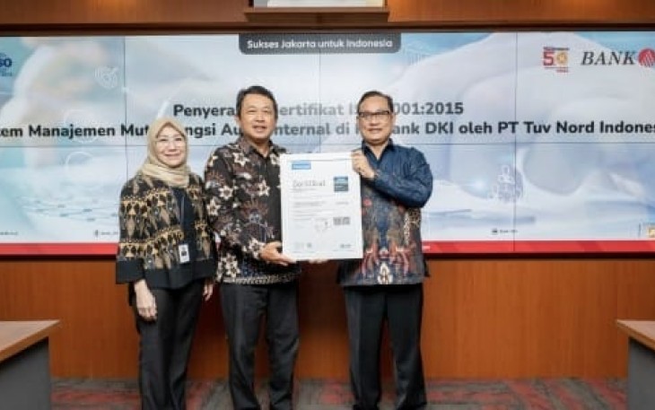Bank DKI Raih Sertifikasi ISO 9001:2015, Sistem Manajemen Mutu Audit Internal