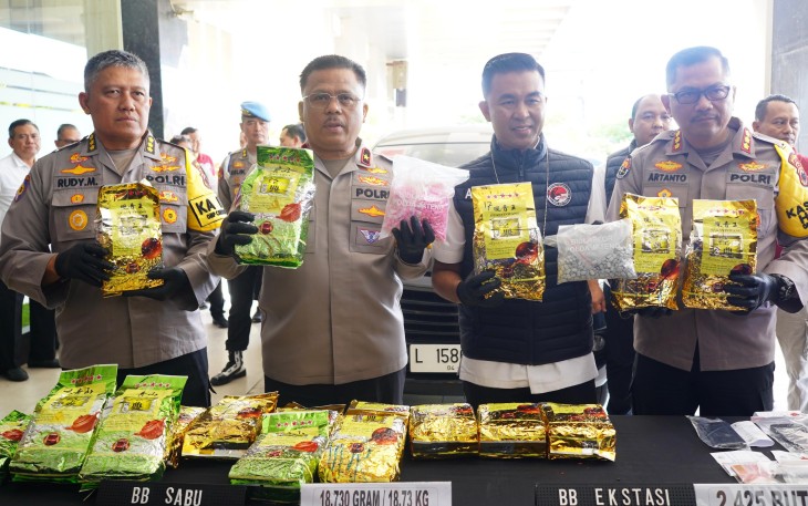 Wakapolda Jateng Brigjen Pol. Agus Suryonugroho dalam konferensi pers, Selasa (27/8/2024).