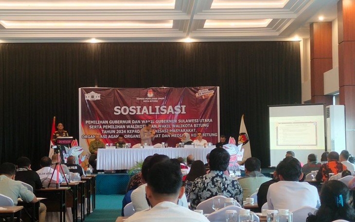 Foto kegiatan Sosialisasi KPU bersama Ormas dan Forkopimda