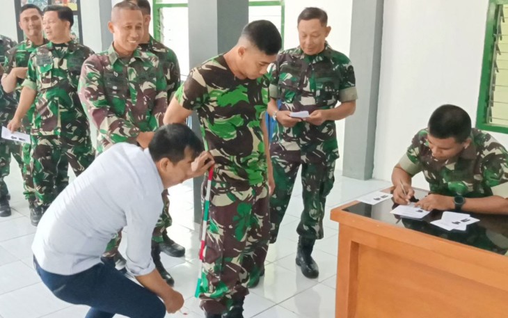 Kodim 0802/Ponorogo Lakukan Pengukuran Baju PDH