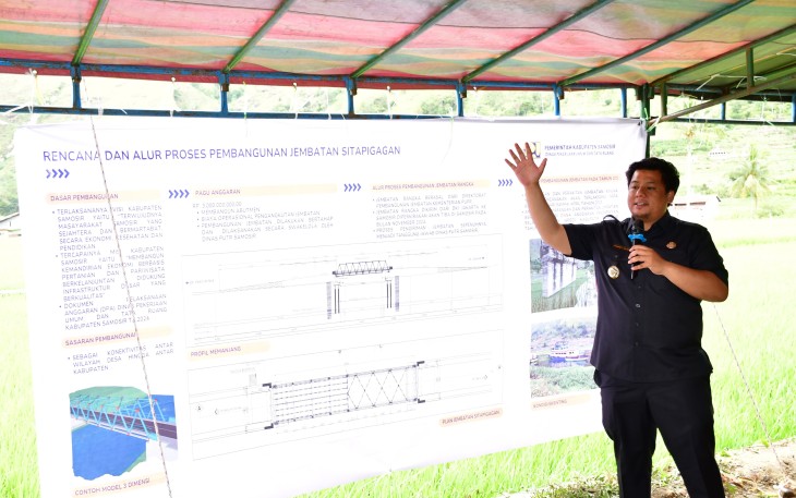 Bupati Samosir Vandiko Gultom 