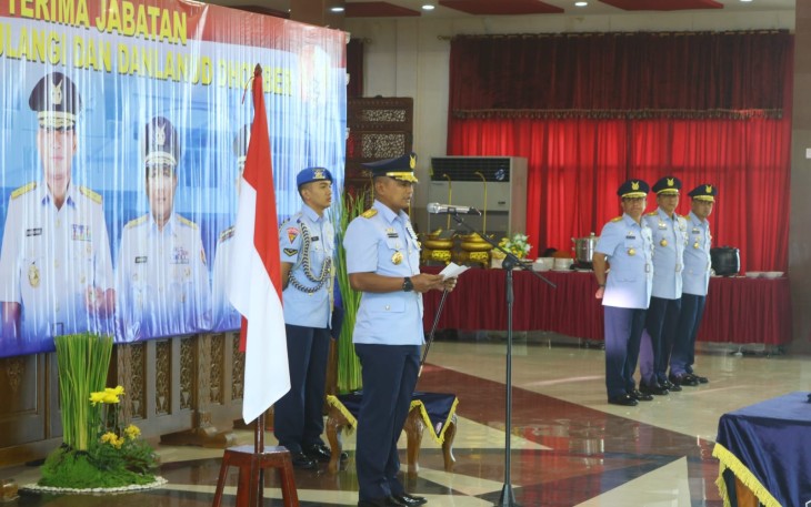 Danlanud Sultan Hasanuddin Didampingi Ketua PIA Ardhya Garini Cabang 7/D ll Hadiri Sertijab Danlanud  Sam Ratulangi serta Danlanud Dhomber di Makoopsud II