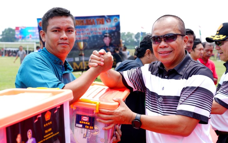 Kababek TNI Tutup Open Tournamen Sepak Bola Piala Panglima TNI 2024
