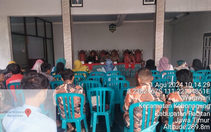 Babinsa Koramil 0801/02 Kebonagung Hadiri Rapat Persiapan PHBN