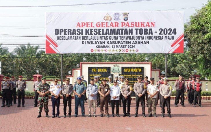 Bupati Asahan Pimpin Apel Gelar Pasukan Ops 2024