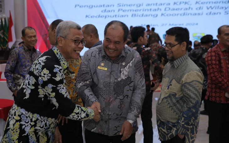 Wakil Bupati Asahan Ikuti Rakor Penguatan Sinergi Antar KPK dengan Kemendagri, BPKP dan Pemerintah Daerah