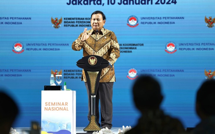 Menteri Pertahanan RI Prabowo Subianto 