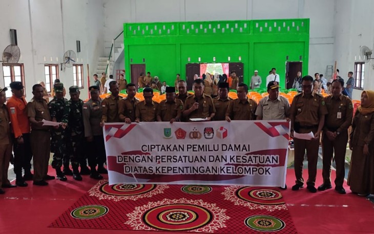 Foto Bersama saat deklarasi Pemilu damai tahun 2024 