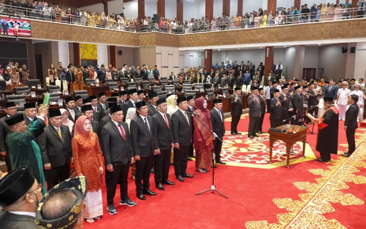 45 Anggota DPRD Kepri Periode 2024-2029 Resmi Dilantik