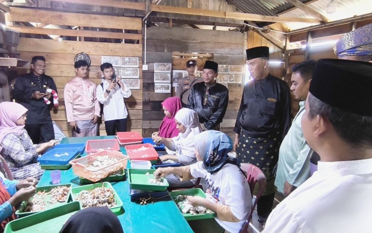 ndustri Rumahan Pengolahan Kepiting Rajungan Kampung Sebala di Tinjau Langsung Oleh Bupati Natuna