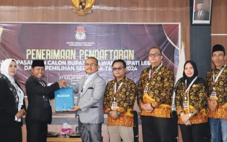 KPU Lebong Verifikasi Berkas Pendaftaran Calon Bupati dan Wakil Bupati