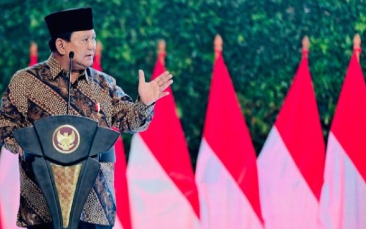 Presiden Prabowo Subianto membuka Rapat Koordinasi Nasional (Rakornas) Pemerintah Pusat dan Pemerintah Daerah Tahun 2024 yang digelar di Sentul International Convention Center (SICC), Kabupaten Bogor, Provinsi Jawa Barat, pada Kamis, 7 November 2024