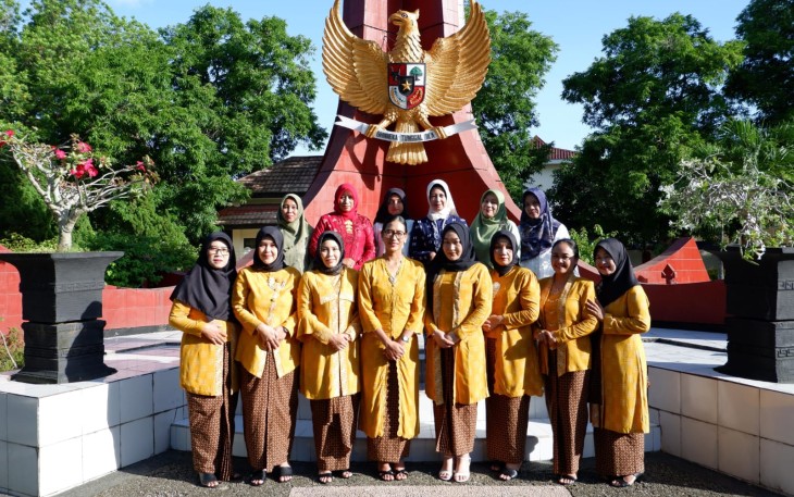 Upacara Ziarah Hari Ibu Persit KCK Cab. XV Kodim 0801/Pacitan