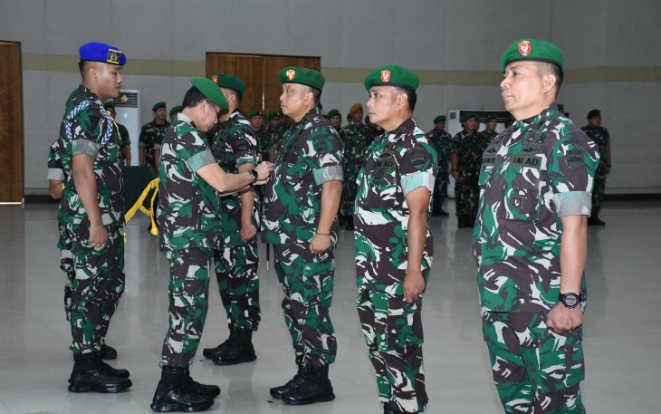 Pangdam I/BB Pimpin Sertijab Asintel Kasdam I/BB dan Kakudam I/BB