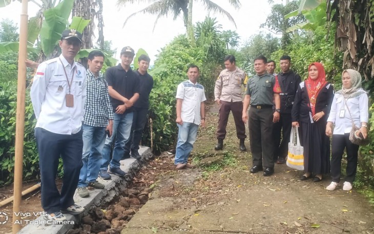 Desa Sido Makmur saat Gelar Monev Pekerjaan Tahun 2024