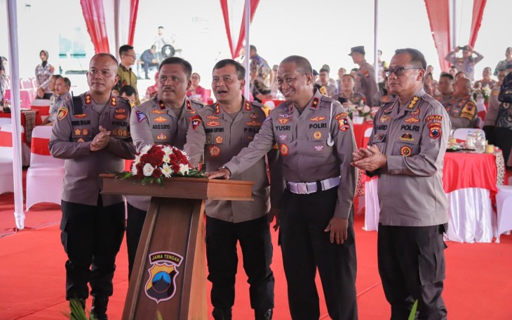  Kapolda Jateng Irjen Pol Ahmad Luthfi pada saat peresmian, Senin pagi (15/1/2024).