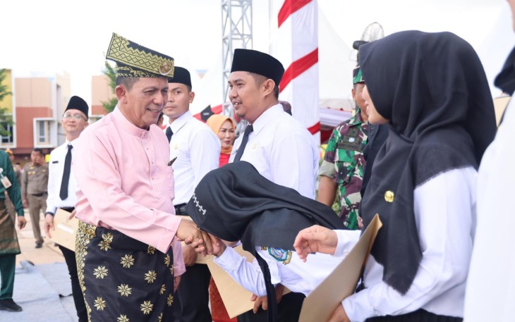 Peringatan Hardiknas Tingkat Provinsi Kepri dipusatkan di Sagulung Batam Berlangsung Meriah