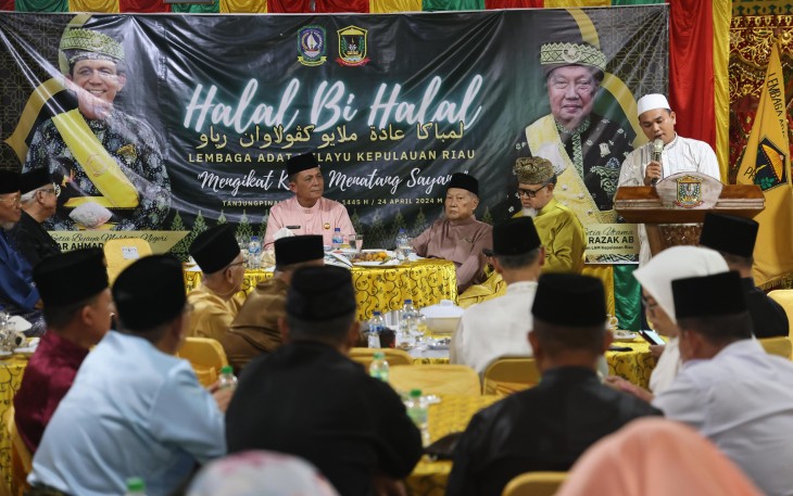 Gubernur Ansar Hadiri Halal Bi Halal Bersama LAM Kepri