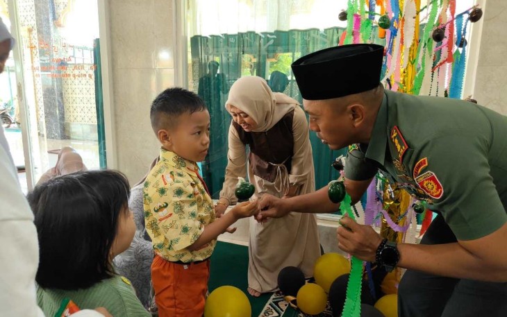  Danmenarmed 2 Kostrad Pimpin Doa Bersama Peringati Maulid Nabi Muhammad SAW