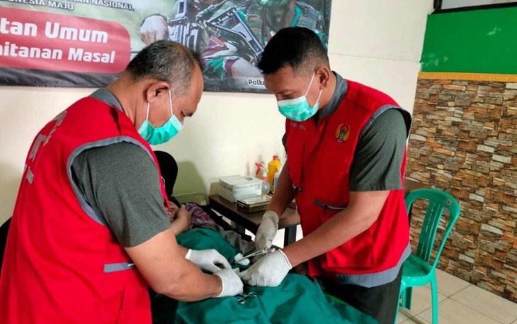 Kodim Tulungagung Gelar Karbak, Baksos dan Pengobatan Gratis
