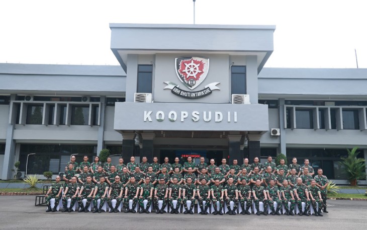 Danlanud Sultan Hasanuddin Mengikuti Entry Briefing Panglima Komando Operasi Udara II