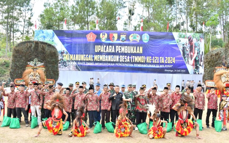 TMMD ke 121 Tahun 2024 Kodim 0802/Ponorogo Hari Ini Resmi Dibuka