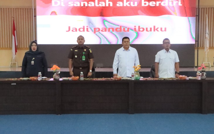 Sekda Bintan Buka Sosialisasi Anti Korupsi Bagi Seluruh Kepala OPD Hingga Kepala Desa