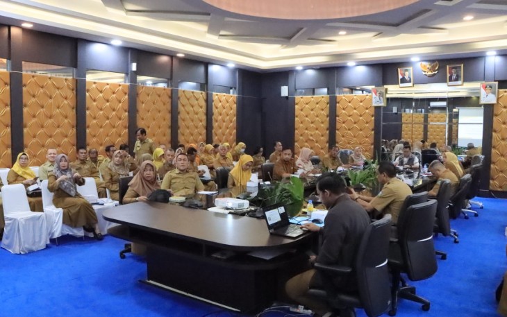 Sekda Bintan Pimpin Ralat Evaluasi Percepatan Penurunan Stunting Tahun 2024