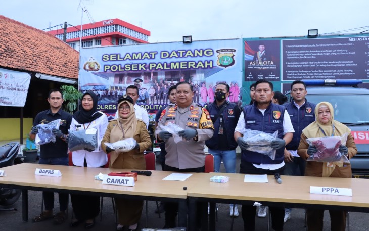 Polsek Palmerah Amankan Pelaku Begal Payudara