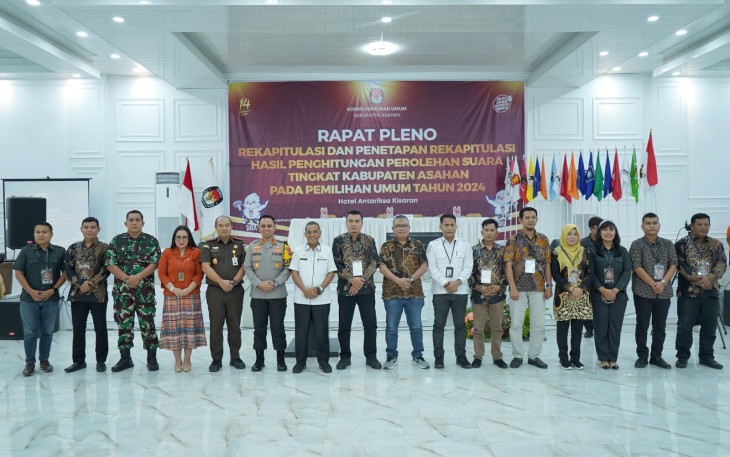 Asisten Pemerintahan dan Kesejahteraan Rakyat Ikuti Pleno Terbuka Rekapitulasi Hasil Perhitungan Suara