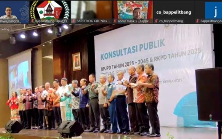 Forum Konsultasi Publik (FKP) RPJPD Provinsi Sumatera Utara tahun 2025-2045 dan FKP RKPD Provinsi tahun 2025, Kamis (11/1/2024) 