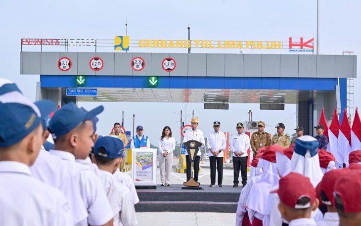 Presiden Republik Indonesia (RI) Joko Widodo melakukan kunjungan kerja di Kabupaten Batubara dan Kota Tebing Tinggi, Provinsi Sumatera Utara, Rabu (07/02/2024).