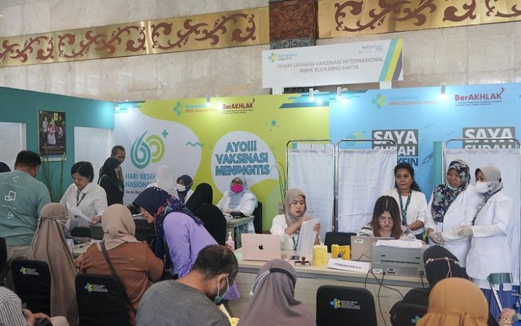 Stand Kemenkes dalam HAI-FEST di Jakarta 