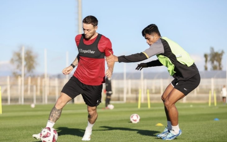 Timnas Indonesia saat Latihan 