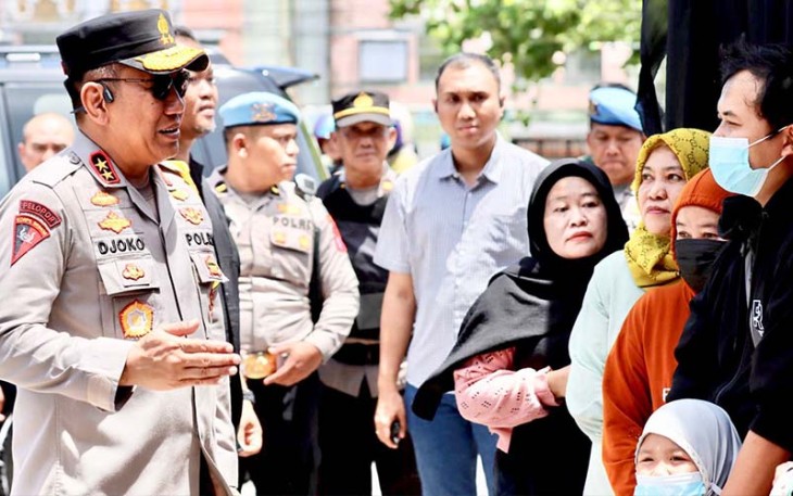 Kapolda Kalteng Cek Pelaksanaan Pemilu di Sejumlah TPS di Kota Palangka Raya