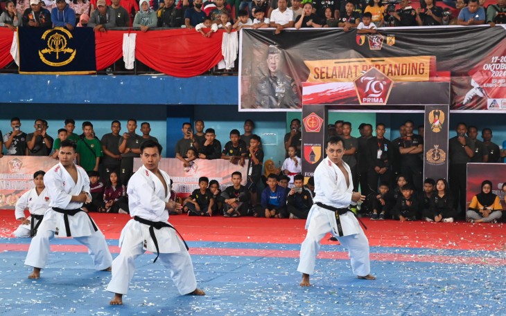 2275 Atlet Ikuti Open Tournament Karate Piala Panglima TNI Tahun 2024