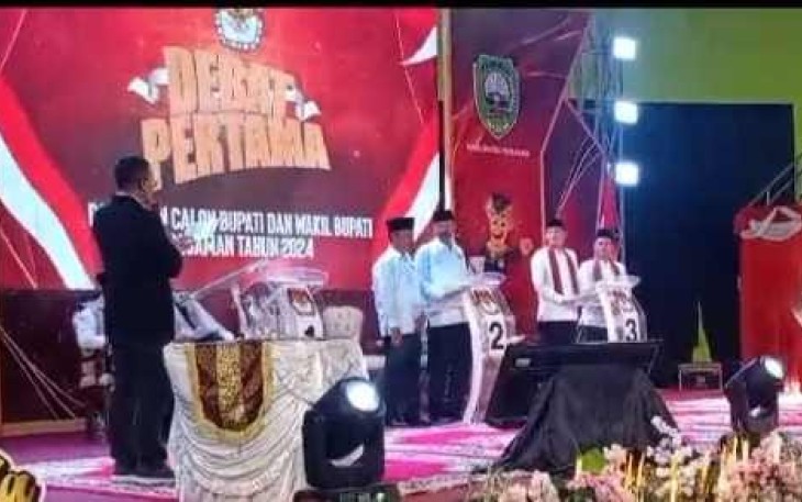 KPU Pasaman Gelar Debat Pertama Calon Bupati dan Wakil Bupati Pasaman