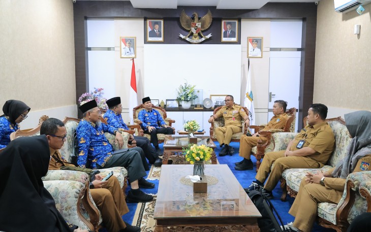 Plt Bupati Bintan Sambut Tim Validasi Innovative Goverment Award 2024