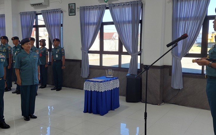 Komandan Satlinlamil 3 Pimpin Sertijab Kepala Akutansi Satlinlamil 3