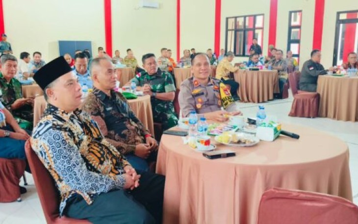 Polres Natuna Rapat Lintas Sektor Oprasi Lilin Seligi 2024 Bersama Undangan Stakeholder